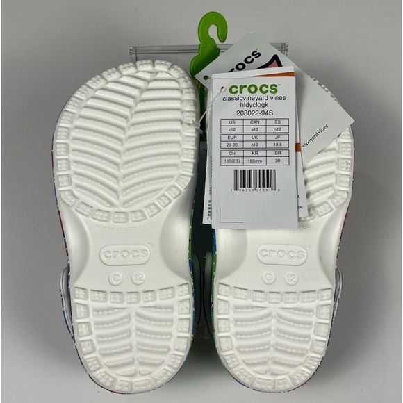 NWT Crocs x Vineyard  Vines Kids’ Crocs™ Holiday Patchwork Clogs SZ-C12 - Picture 13 of 15